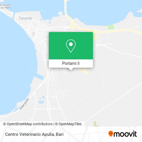 Mappa Centro Veterinario Apulia