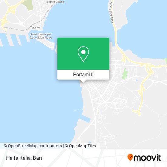 Mappa Haifa Italia