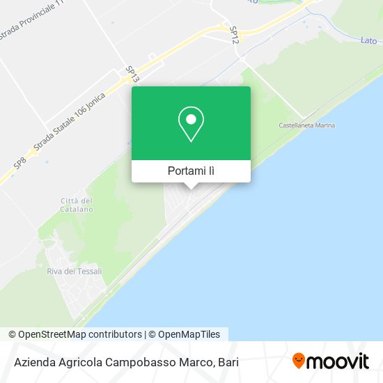 Mappa Azienda Agricola Campobasso Marco