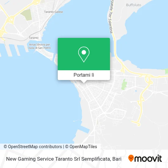 Mappa New Gaming Service Taranto Srl Semplificata