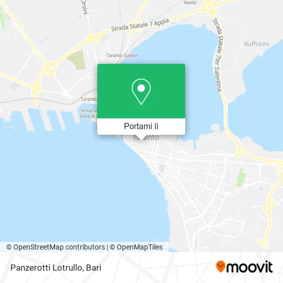 Mappa Panzerotti Lotrullo