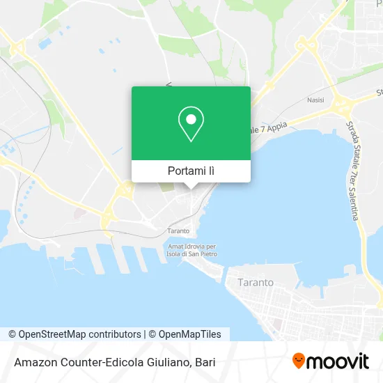 Mappa Amazon Counter-Edicola Giuliano