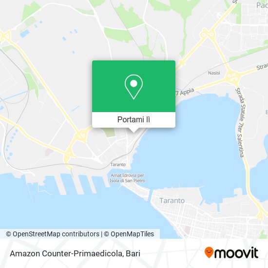 Mappa Amazon Counter-Primaedicola