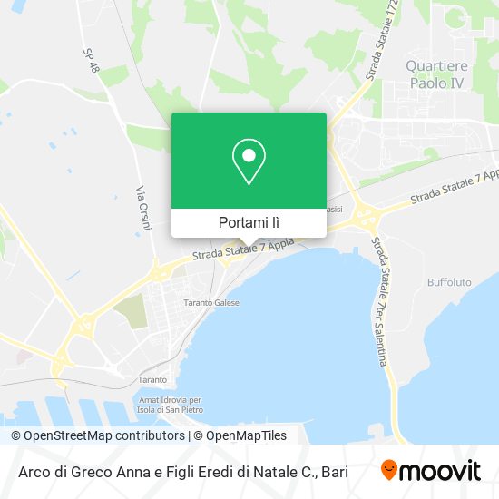 Mappa Arco di Greco Anna e Figli Eredi di Natale C.