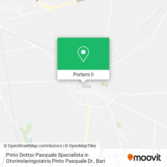 Mappa Pinto Dottor Pasquale Specialista in Otorinolaringoiatria Pinto Pasquale Dr.