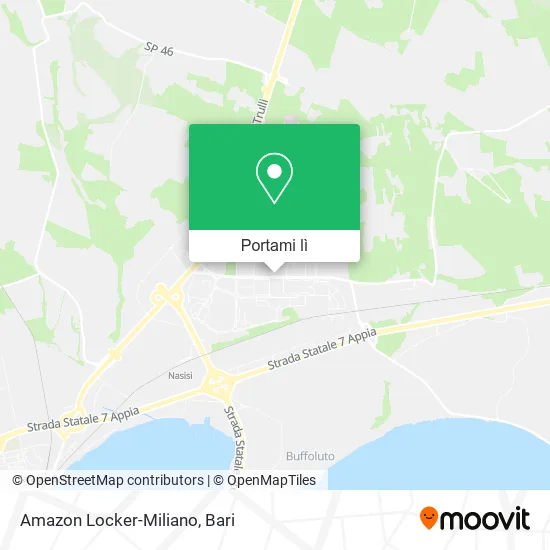 Mappa Amazon Locker-Miliano