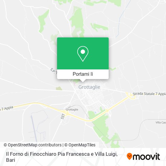 Mappa Il Forno di Finocchiaro Pia Francesca e Villa Luigi