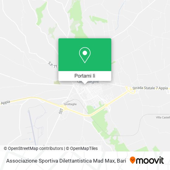 Mappa Associazione Sportiva Dilettantistica Mad Max