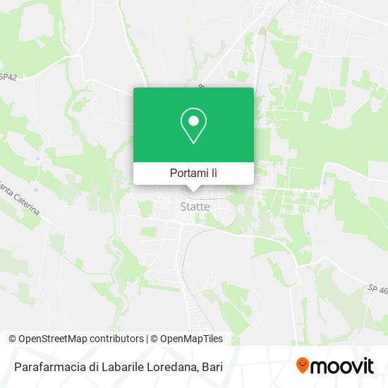 Mappa Parafarmacia di Labarile Loredana