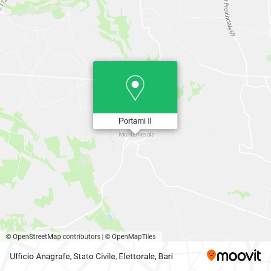 Mappa Ufficio Anagrafe, Stato Civile, Elettorale