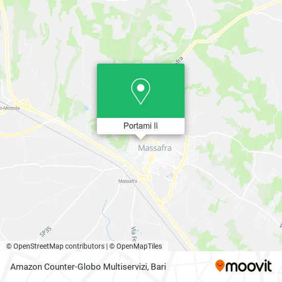 Mappa Amazon Counter-Globo Multiservizi