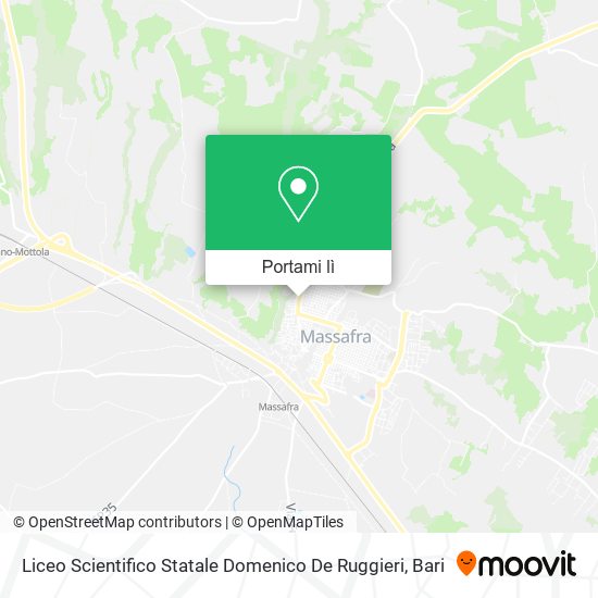 Mappa Liceo Scientifico Statale Domenico De Ruggieri