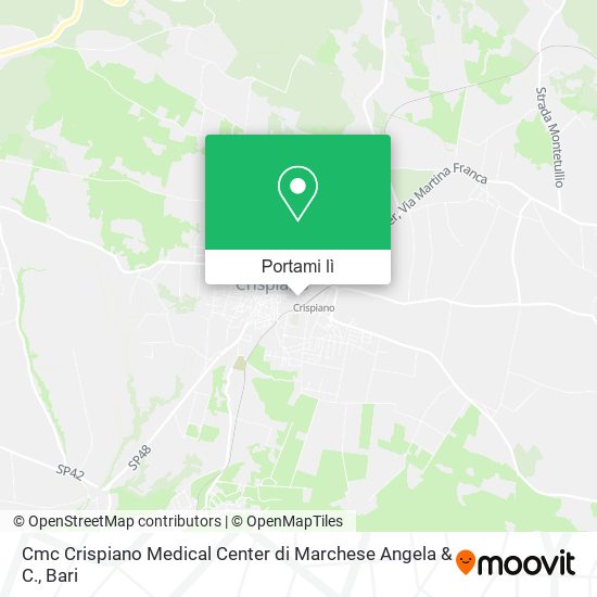 Mappa Cmc Crispiano Medical Center di Marchese Angela & C.