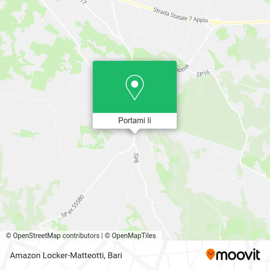 Mappa Amazon Locker-Matteotti