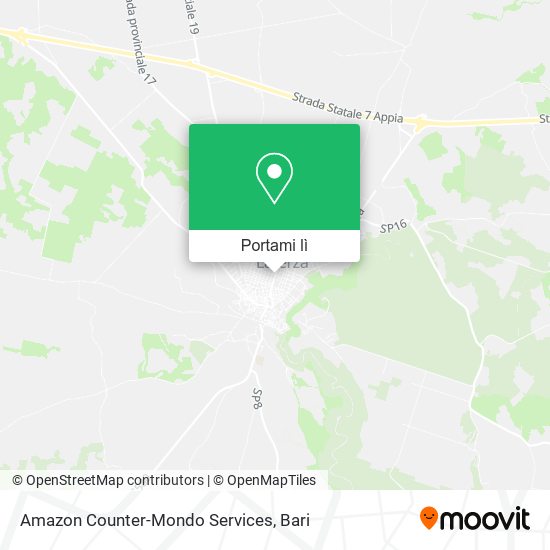 Mappa Amazon Counter-Mondo Services