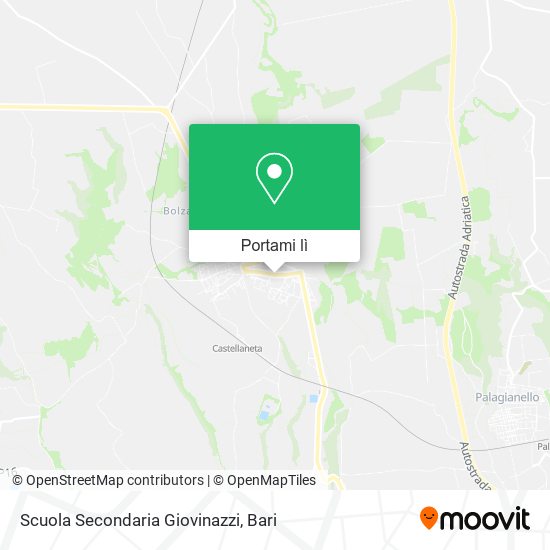 Mappa Scuola Secondaria Giovinazzi