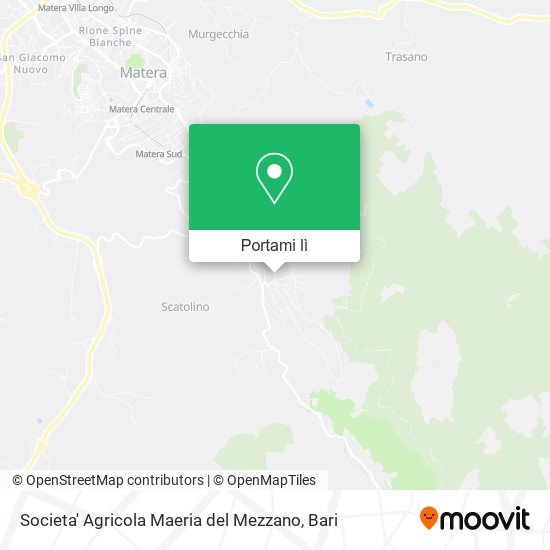 Mappa Societa' Agricola Maeria del Mezzano