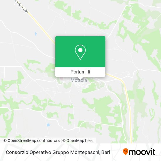 Mappa Consorzio Operativo Gruppo Montepaschi