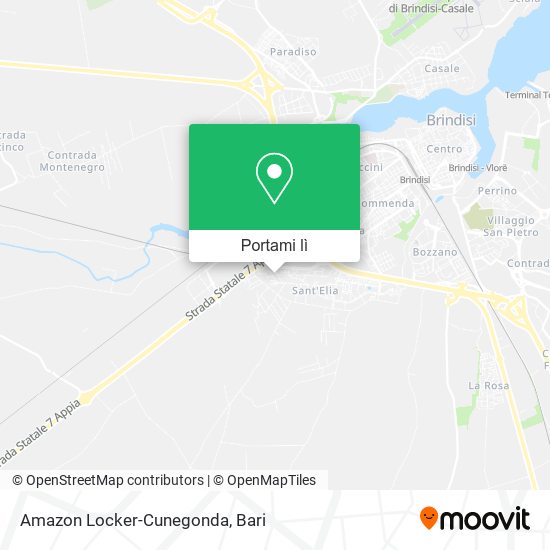 Mappa Amazon Locker-Cunegonda