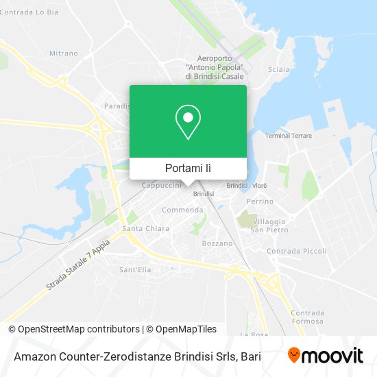 Mappa Amazon Counter-Zerodistanze Brindisi Srls