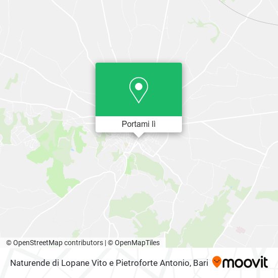 Mappa Naturende di Lopane Vito e Pietroforte Antonio