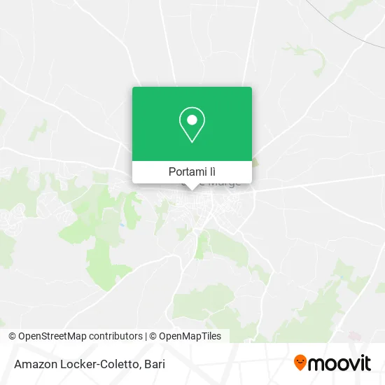 Mappa Amazon Locker-Coletto