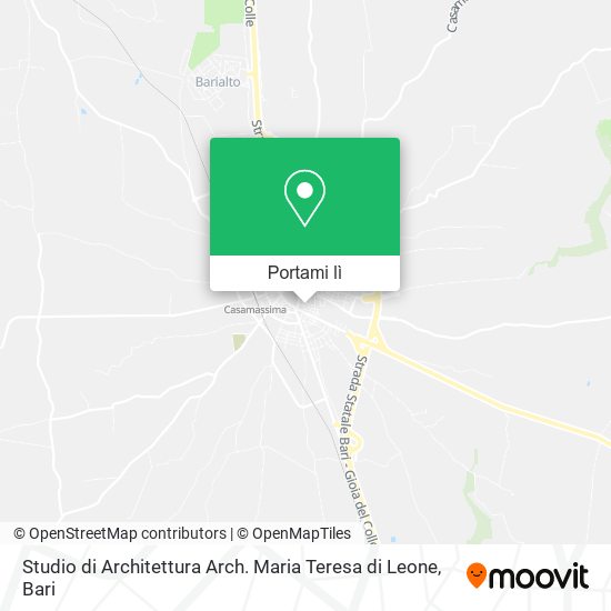 Mappa Studio di Architettura Arch. Maria Teresa di Leone