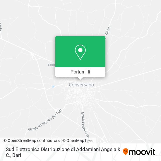 Mappa Sud Elettronica Distribuzione di Addamiani Angela & C.