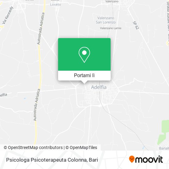 Mappa Psicologa Psicoterapeuta Colonna