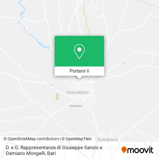 Mappa D. e G. Rappresentanze di Giuseppe Sanzio e Damiano Mongelli