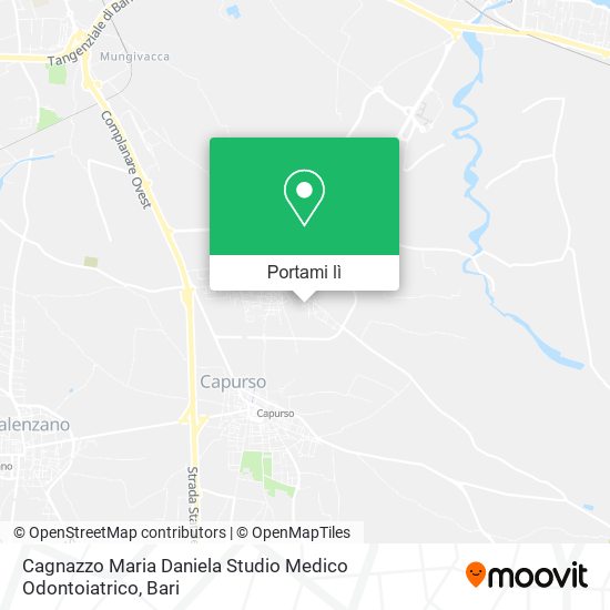 Mappa Cagnazzo Maria Daniela Studio Medico Odontoiatrico