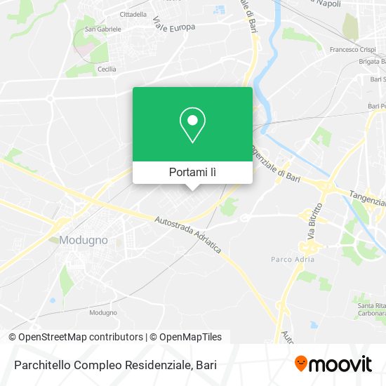 Mappa Parchitello Compleo Residenziale