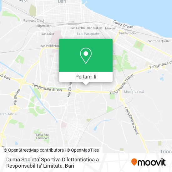 Mappa Duma Societa' Sportiva Dilettantistica a Responsabilita' Limitata
