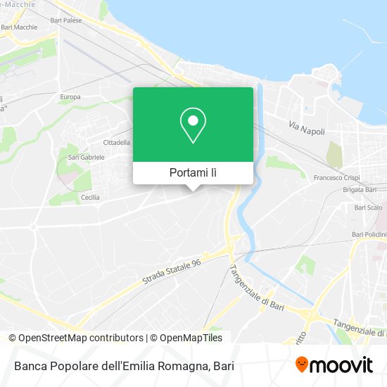 Mappa Banca Popolare dell'Emilia Romagna