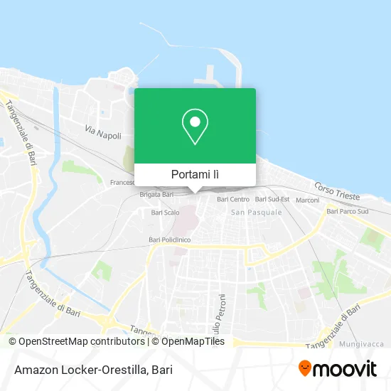 Mappa Amazon Locker-Orestilla