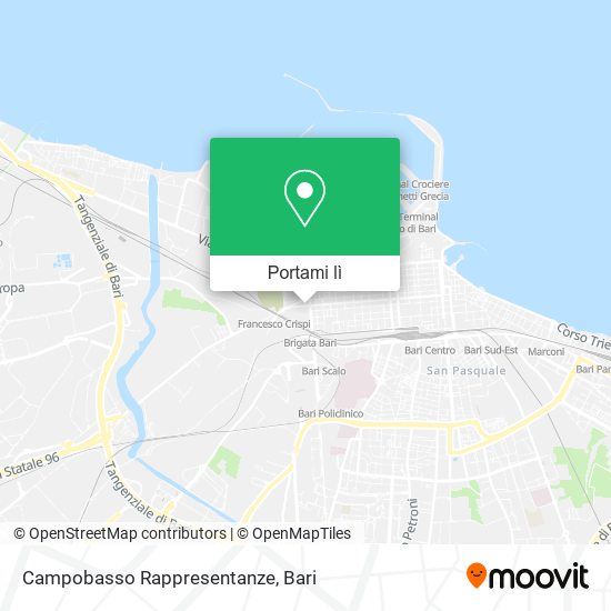 Mappa Campobasso Rappresentanze