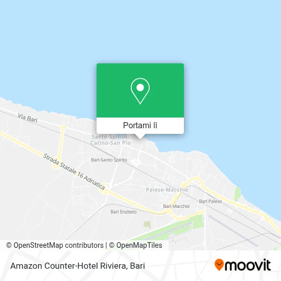 Mappa Amazon Counter-Hotel Riviera
