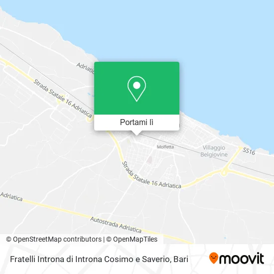 Mappa Fratelli Introna di Introna Cosimo e Saverio