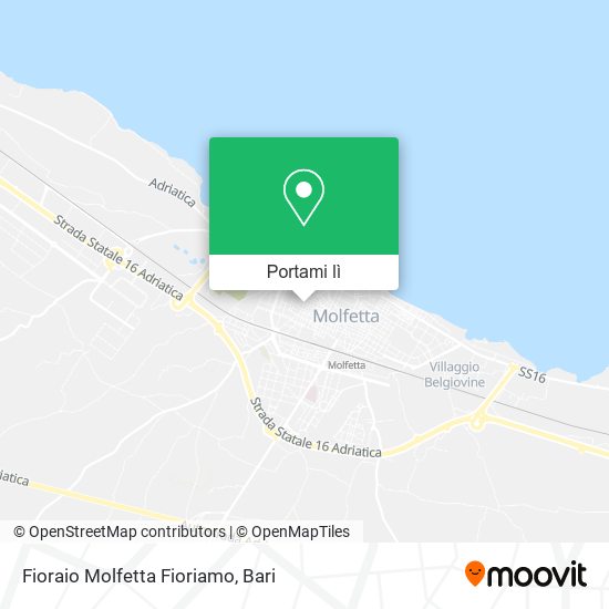 Mappa Fioraio Molfetta Fioriamo