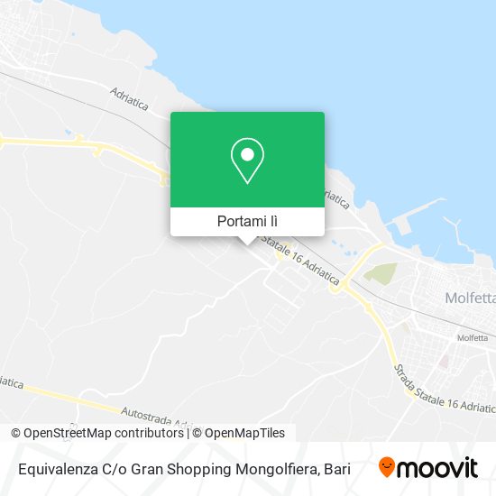 Mappa Equivalenza C / o Gran Shopping Mongolfiera