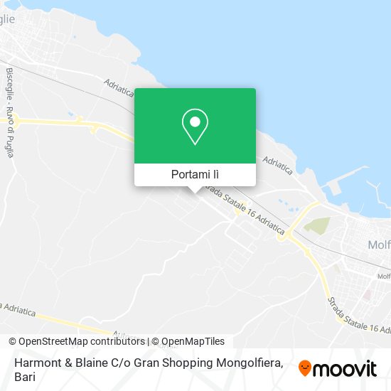 Mappa Harmont & Blaine C / o Gran Shopping Mongolfiera
