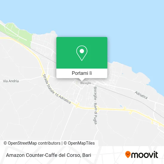 Mappa Amazon Counter-Caffe del Corso