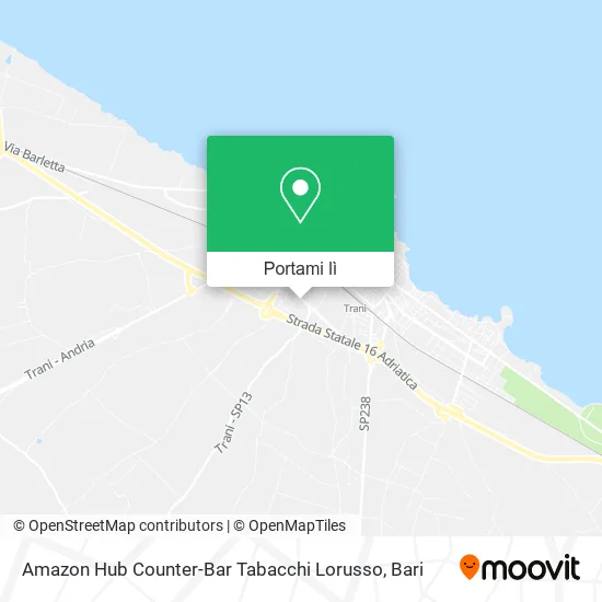 Mappa Amazon Hub Counter-Bar Tabacchi Lorusso
