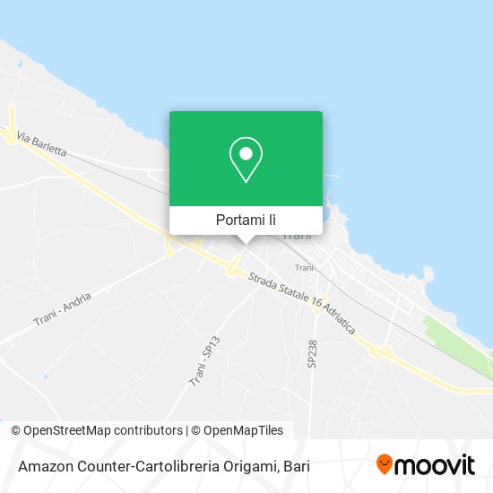 Mappa Amazon Counter-Cartolibreria Origami