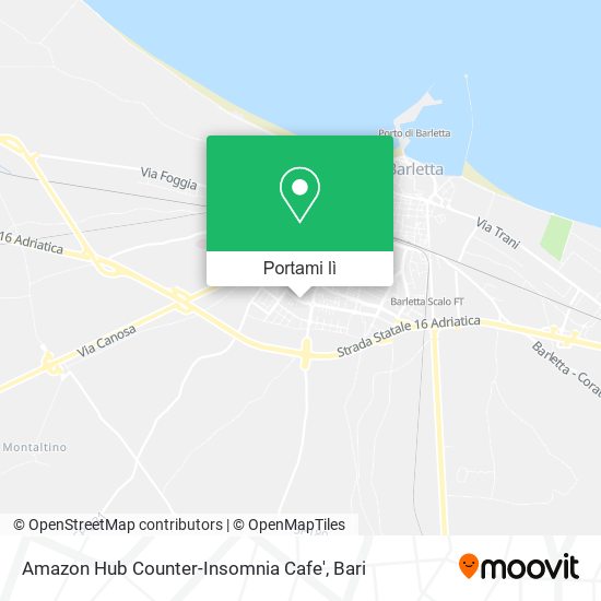 Mappa Amazon Hub Counter-Insomnia Cafe'