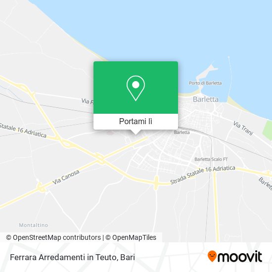 Mappa Ferrara Arredamenti in Teuto