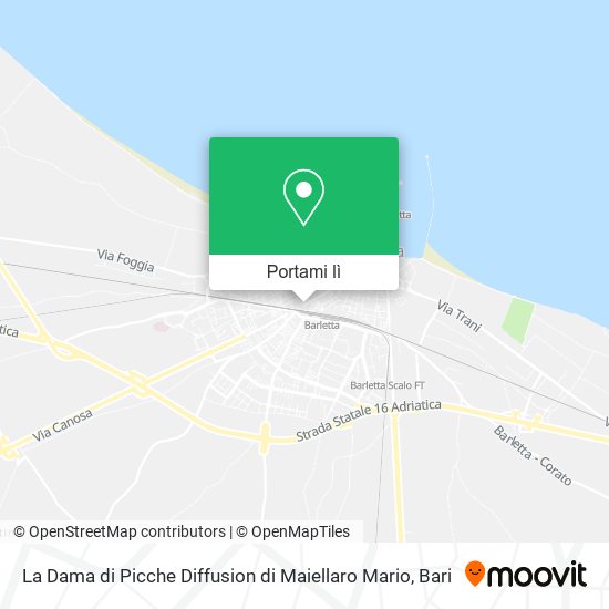 Mappa La Dama di Picche Diffusion di Maiellaro Mario