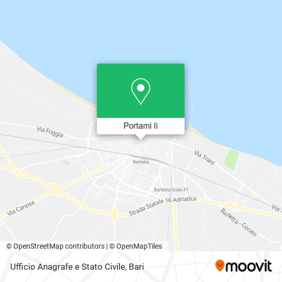 Mappa Ufficio Anagrafe e Stato Civile