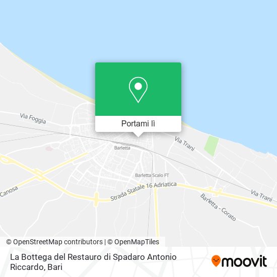 Mappa La Bottega del Restauro di Spadaro Antonio Riccardo