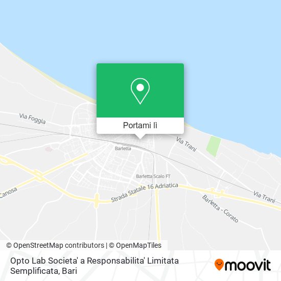 Mappa Opto Lab Societa' a Responsabilita' Limitata Semplificata